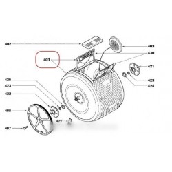 tambour inox avec portes