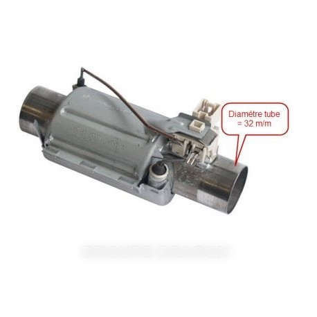 resistance tube avec secu 2000w diam 32