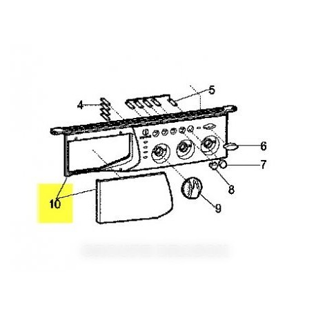 tableau de bord + poignee wixl12frte