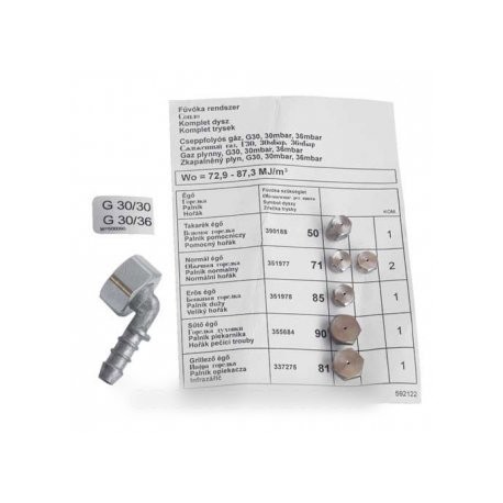 sachet injecteurs gaz butane