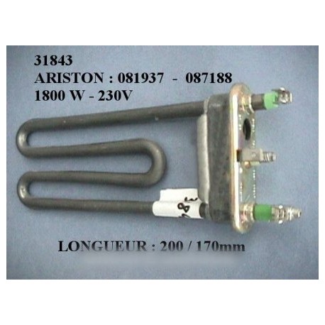 thermoplongeur 1800 w-170/200mm