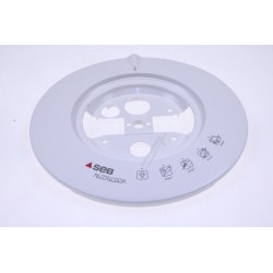 flasque/ couvercle/ blanc