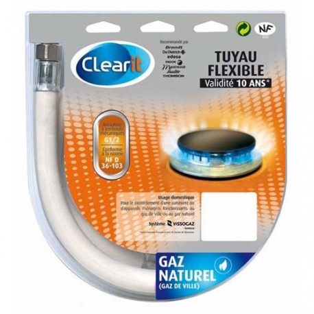 TUYAU GAZ NAT EMBOUTS M