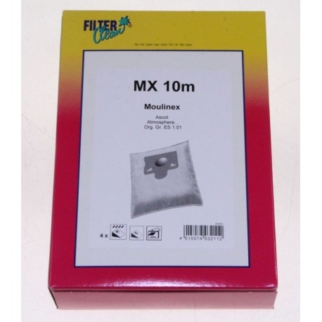 MX10M 5 SACS ASPIRATEUR + 1 FILTRE 