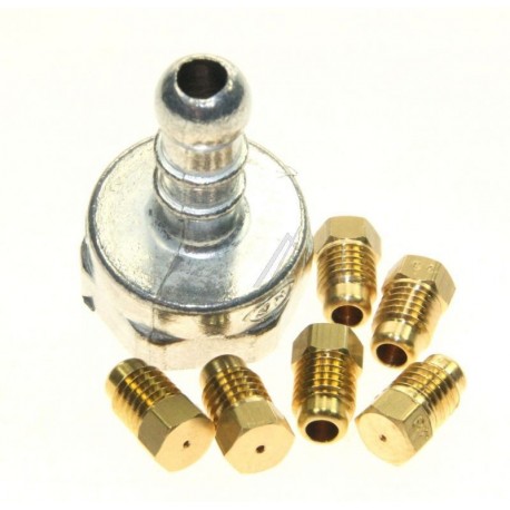 JEU INJECTEURS GAZ BUTANE PROPANE POUR CUISINIERE BOMPANI 