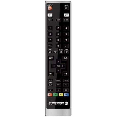 SUPERIOR 2:1 TELECOMMANDE UNIVERSELLE 2 EN 1 TV/SAT