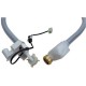 tuyau electrovanne 2.2m pour lave linge BOSCH B/S/H
