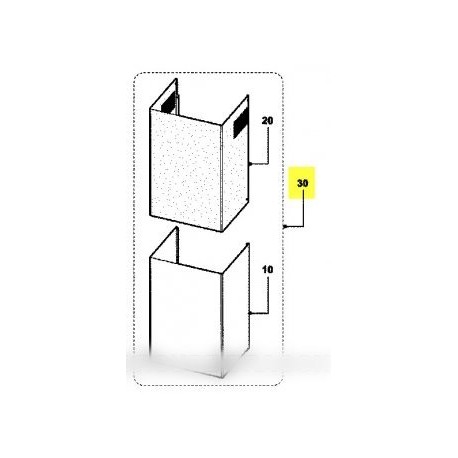 cheminee ensemble inf et sup inox