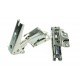 KIT CHARNIERES SUPERIEUR ET INFERIEUR POUR REFRIGERATEUR OU CONGELATEUR DEDIETRICH