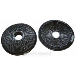  FILTRE CHARBON D190 2PCES F325623 POUR HOTTE ASPIRANTE