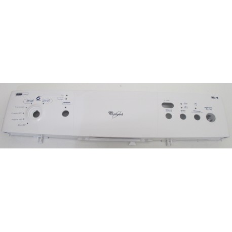 BANDEAU DE COMMANDE DE LAVE VAISSELLE WHIRLPOOL