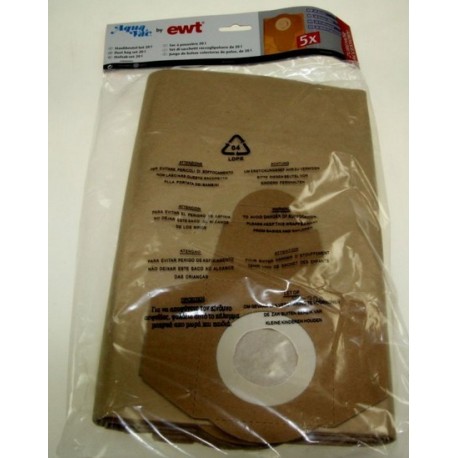 AQUA VAC SACS ASPIRATEUR 20L X5 POUR ASPIRATEUR AQUAVAC