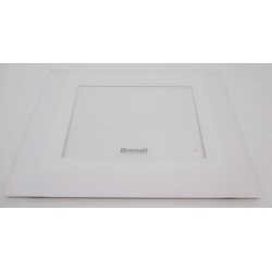 glace exterieure porte blanche pour four BRANDT
