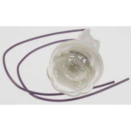 AMPOULE AVEC CACHE EN VERRE POUR SECHE LINGE