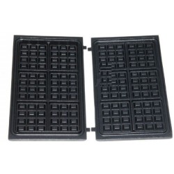 PLAQUE GAUFRETTE X2 POUR GAUFRIER TEFAL