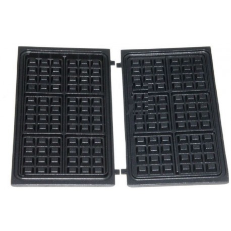 PLAQUE GAUFRETTE X2 POUR GAUFRIER TEFAL