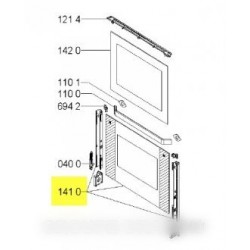 vitre porte de four exterieur