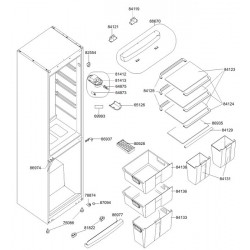 BAC A LEGUMES POUR REFRIGERATEUR SMEG