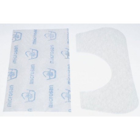 1 FILTRE RECTANGULAIRE + 1 DEMIE LUNE POUR ASPIRATEUR BOSCH B/S/H
