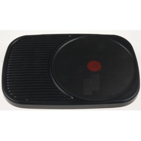 PLAQUE CREPE+PLAQUE GRILL POUR CREPIERE SEB