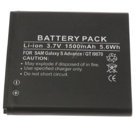 BATTERIE 3,7V-1500MAH POUR TELEPHONE SAMSUNG