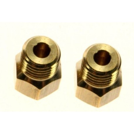 SACHET DE 2 INJECTEURS BUTANE/PROPANE POUR TABLE DE CUISSON DEDIETRI