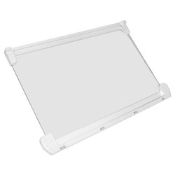 CLAYETTE EN VERRE 434x292x4 MM AVEC PROFILS POUR R