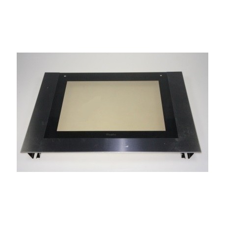 PORTE + ENJOLIVEUR & MONTANTS G/D POUR FOUR WHIRLPOOL