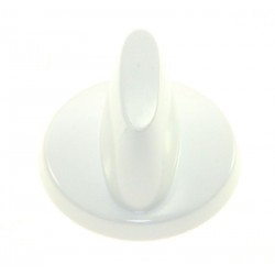 BOUTON MANETTE BLANCHE POUR TABLE DE CUISSON WHIRLPOOL