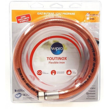  C00500114 TBE150 TUYAU GAZ BUTANE 1.5M TOUTINOX