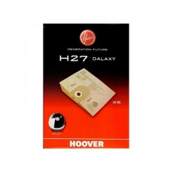 Lot de 5 sacs en papier H27 pour aspirateur tra