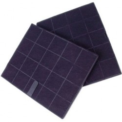 Lot de 2 filtres a charbon AFFCA16 235x190mm pour hotte De Dietrich, Airforce, Electrolux