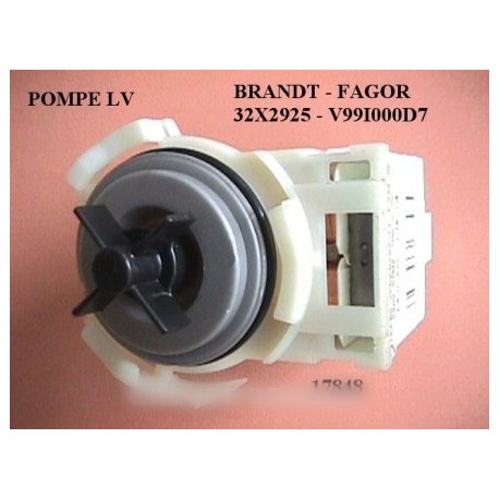 pompe de vidange l.v. fagor - brandt