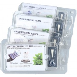 Lot de 4 filtres anti-bact