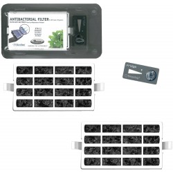 Lot de 2 filtres anti-bact