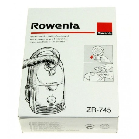 sachet de sacs rowenta dymbo pour aspirateur ROWENTA