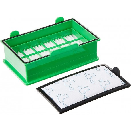 Lot de 2 filtres (Filtre Hepa 13 + un filtre lavable) pour aspirateurs Ergo Force Cyclonic Rowenta