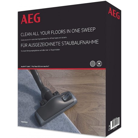 Brosse VARIO 7000 AeroPro avec raccordement Oval Pro de 36 mm pour aspirateurs traineaux AEG