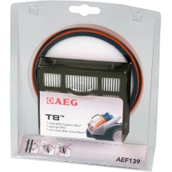 Lot de 3 filtres AE139 (HEPA, moteur) pour aspirateurs gamme T8 AEG