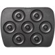 Lot de 2 plaques mini donuts - mini bagels pour gaufrier Premium