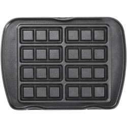 Lot de 2 plaques mini gaufres pour gaufrier Premium