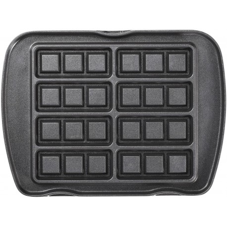 Lot de 2 plaques mini gaufres pour gaufrier Premium