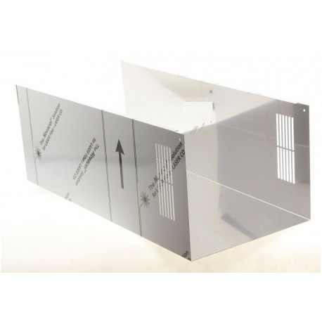  Haut de conduit inox pour hotte Roblin