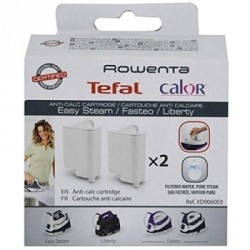 rowenta cartouches anti-calcaire par 2 pour centrale vapeur
