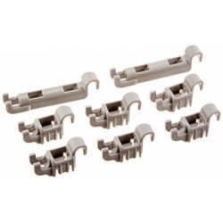 bosch - kit clips roulement en plastique pour panier inf?rieur lave-vaisselle bosch