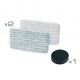 Lingettes x2 et mousse filtrante ZR005804 pour ROWENTA RY7557WH