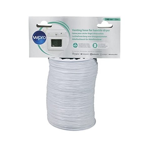 gaine d'evacuation en pvc long. 2m diam. 102mm (60328-25112) s?che-linge 484000008556 wpro