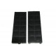 filtres charbon actif x2 pour hotte candy - 49016876
