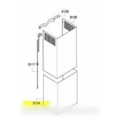conduit d'air inferieur pour hotte siemens