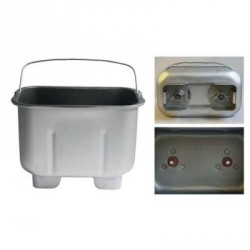 cuve sans bras petrisseur pour machine a pain moulinex